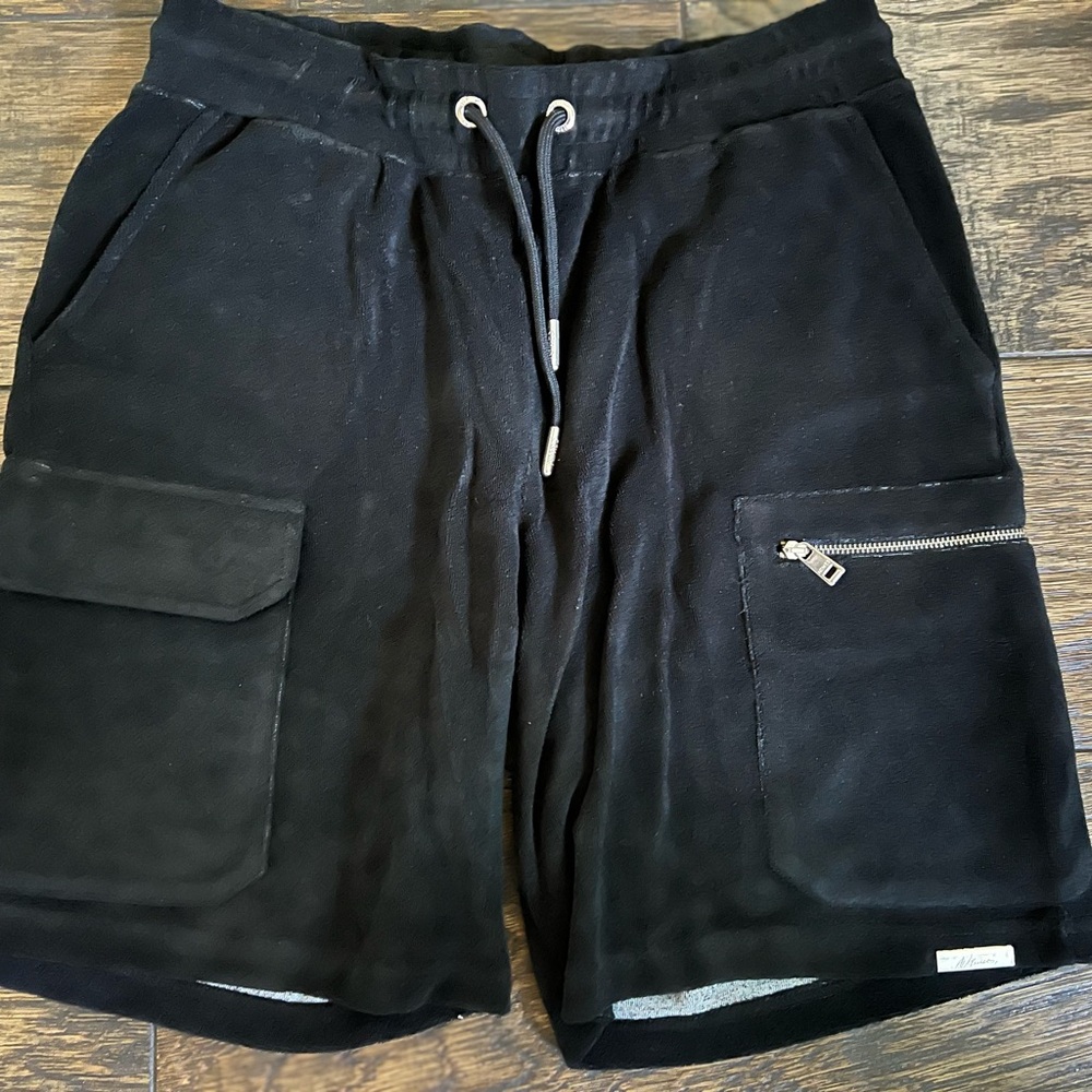 Nimes black men towel cargo shorts